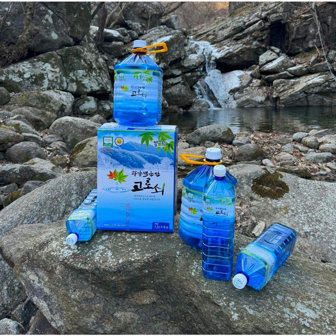 시원하고 달달한 광양 고로쇠 물 3병 6병 [냉동], 3개, 1.5L