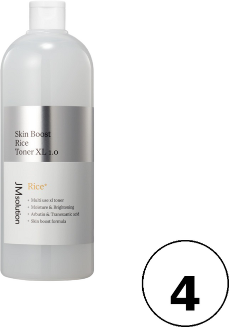 제이엠솔루션 스킨 부스트 라이스 토너 엑스라지 1, 600ml, 4개