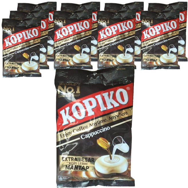 코피코 카푸치노 캔디, 175g, 10개