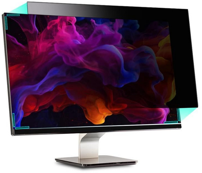 모빌앤조이 모니터 보안필름 프라이버시 사생활보호 블루라이트차단, 1개, 자석형_보안_532x299mm(24인치)