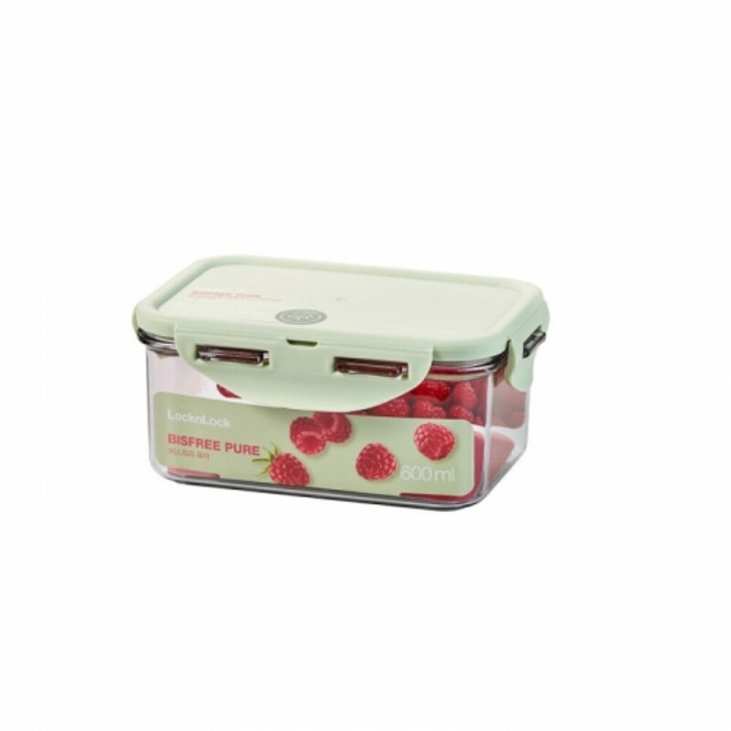 락앤락 비스프리 밀폐용기 LBF811 직사각, 1개, 600ml