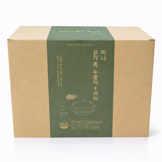 온가족 누룽지 + 귀리미니 60g x 30 스낵형, 30개