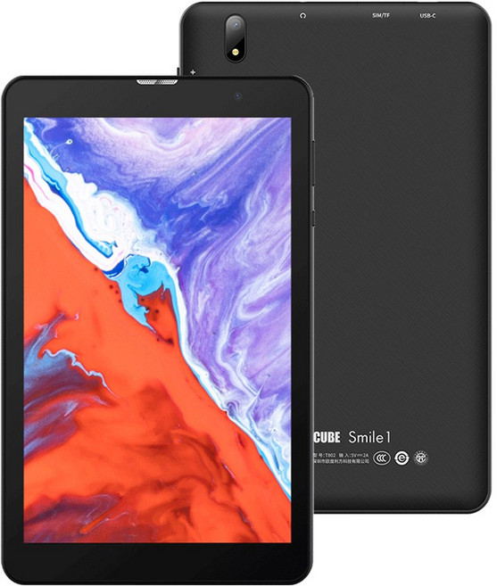 ALLDOCUBE Smile1 태블릿3+32GB 8인치 IPS 스크린, 3.32GB, 블랙