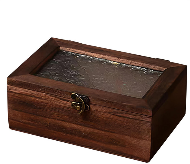오동나무 엔틱 소품정리함 소, 1개