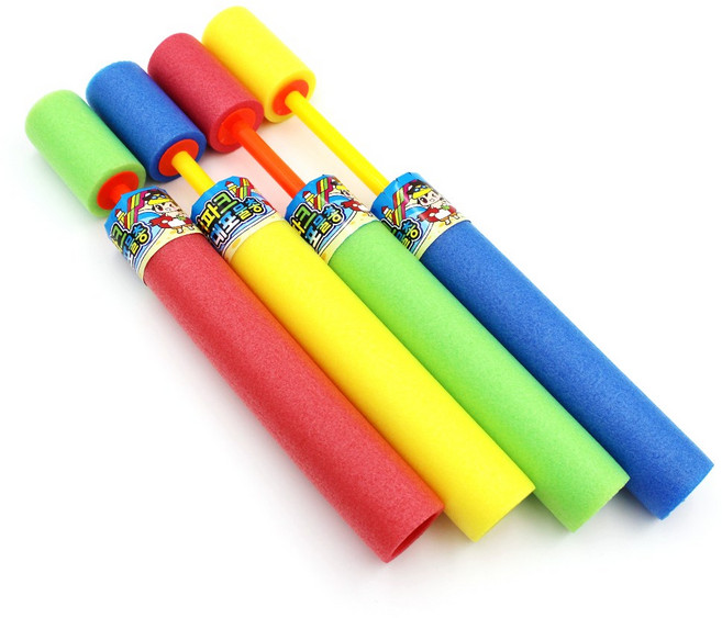 오로라 워터파크 대포 물총 스펀지 물놀이, 3개, 1개