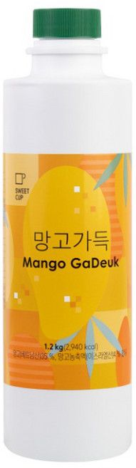 스위트컵 망고가득 농축액, 1개, 1.2kg