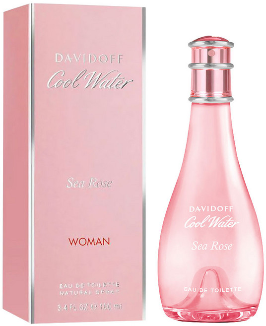 다비도프 쿨워터 씨 로즈 오드뚜왈렛, 100ml, 1개