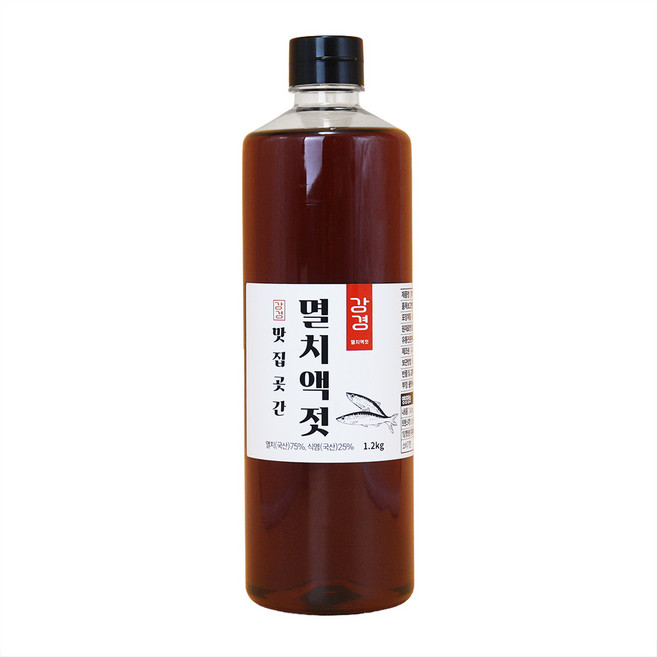 강경 국산 멸치액젓 진한 원액, 1.2kg, 1개