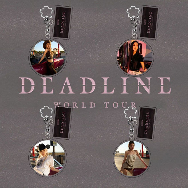 BLACKPINK DEADLINE 世界巡迴演唱會 亞克力鑰匙扣, 1個
