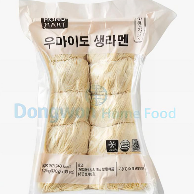 엘에프 우마이도 생라멘 1.2kg, 10개, 120g