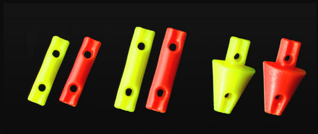 카쿠쯔리 신속하고 편리한 직결 매듭 파워노트 직결도래 일자형 T형 플라스틱도래, 1개, 레드 일자형S