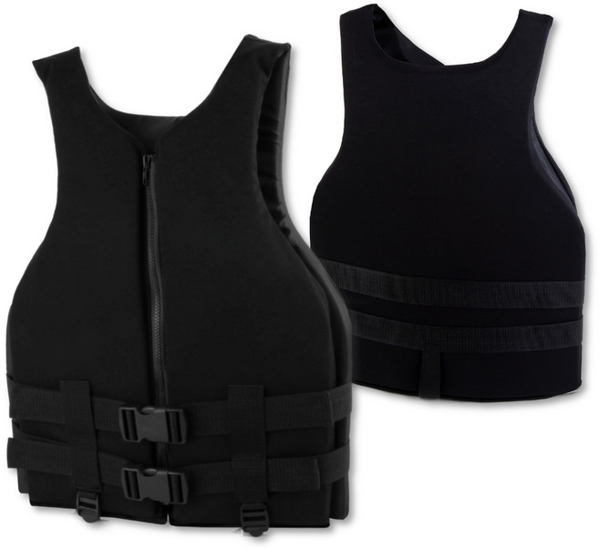 국산 스포키 블랙 구명조끼 온가족형 부력보조복 라이프자켓