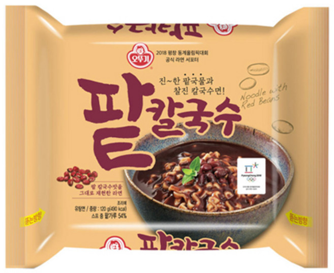 오뚜기 팥칼국수 120g, 1개