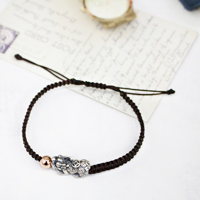 여의주 은 비휴 매듭 팔찌 전통팔찌 커플팔찌 비휴팔찌 매듭팔찌 우정팔찌 단체선물 행운부적 삼재부적