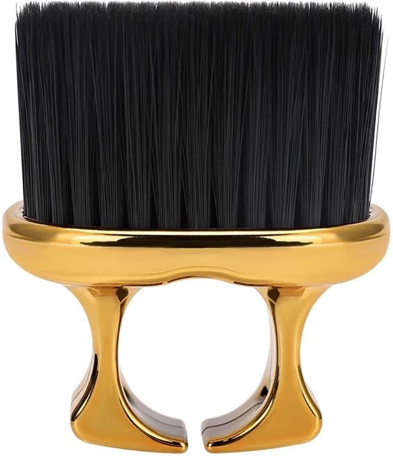 링넥 더스터 이발사용 헤어 브러쉬 헤어 커팅 브러쉬 부드러운 헤어 클리닝 브러쉬 미용 도구, 07 금