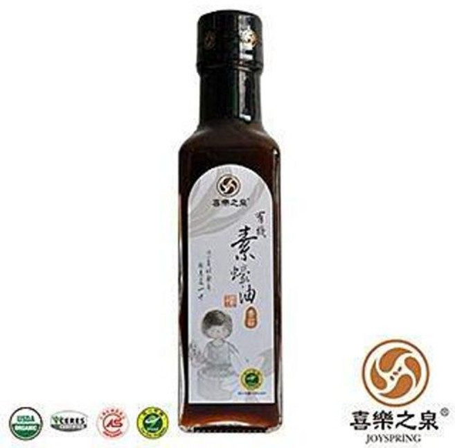 阿邦小舖 喜樂之泉 有機素蠔油 210ml, 1個