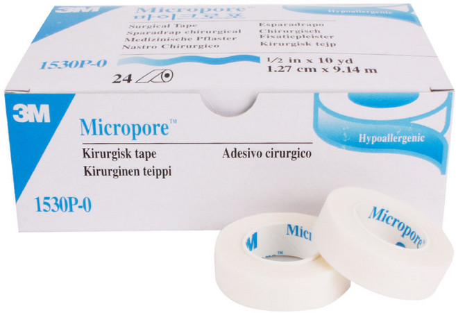 3M 종이반창고 백색 1530-0 1갑 의료용반창고 밴드, 1개