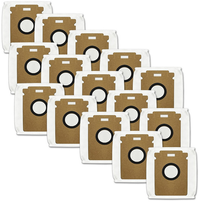 올데이컴퍼니 로보락 무선 청소기 H50 울트라 H60 허브 호환 더스트백 먼지봉투, 15개, 수량