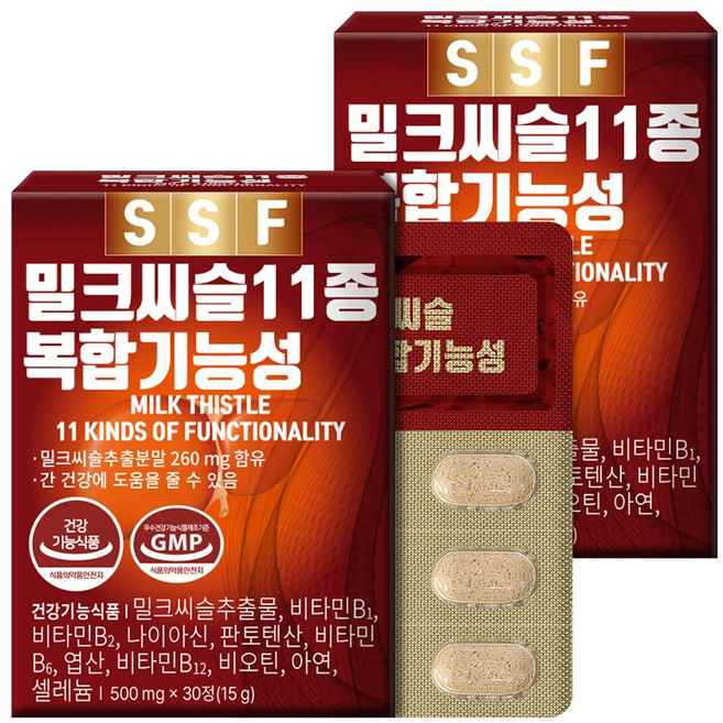 순수식품 밀크씨슬, 30정, 2개