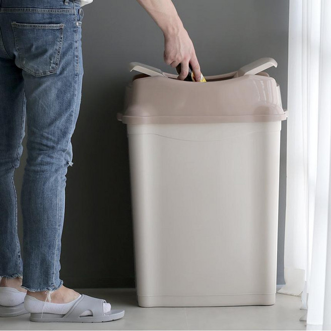 데이즈룸 쥬비앙 양문 스윙 휴지통 6종, 30L, 1개