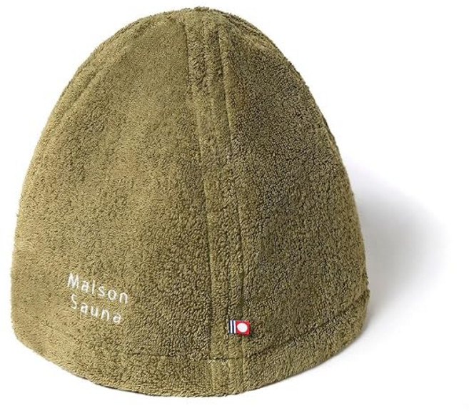 메종 사우나 일본제 명품 사우나 모자 머리카락 손상 방지 헤어캡 이마바리 타월, 녹색(moss 녹색)