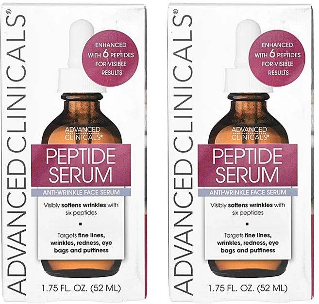어드밴스드 클리니컬스 펩타이드 세럼 안티링클 52ml 2팩, 2개 - 쿠팡