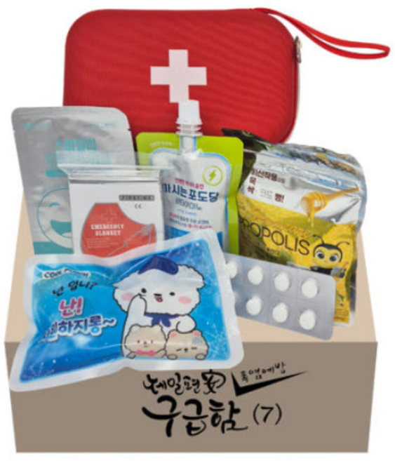 폭염 응급키트 7종세트, 1개