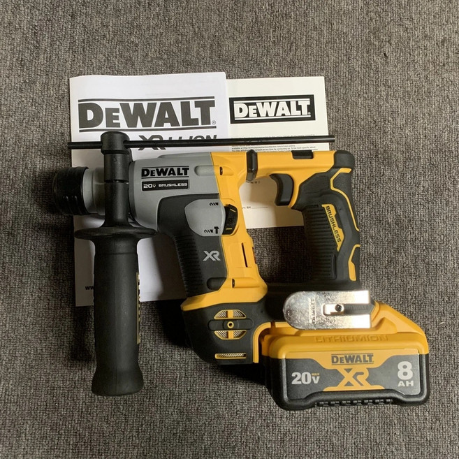 무선 Dewalt 로터리 20V 배터리 포함 8.0AH 플러스 해머 DCH172B 3/8 Atomic 인치 SDS MAX, 1개
