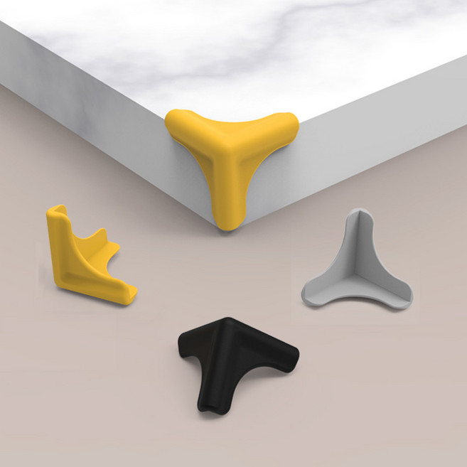 코쿤) 실리콘 코너 보호가드 4개입, 그레이, 1개