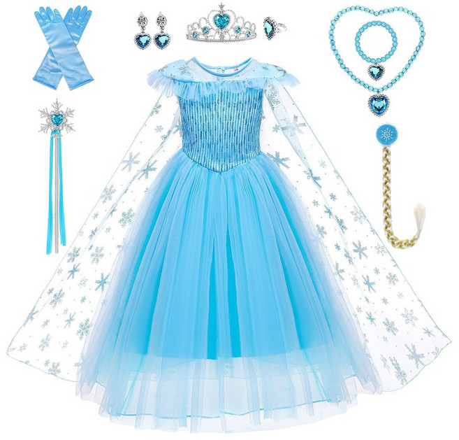 겨울나라 공주드레스 NO2 악세사리세트