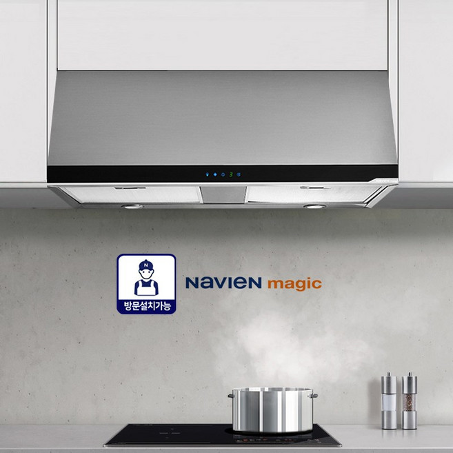 [전국설치가능] 경동나비엔 저소음BLCD모터 터치식 허리케인 주방후드교체 박스형 주방 레인지후드 RGB150-09, 방문설치, 터치식(BLCD모터)