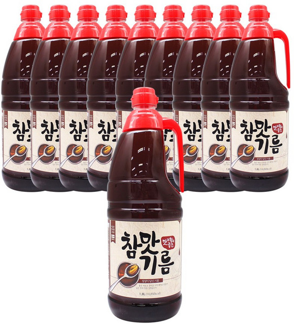 [덕화푸드] 참맛기름 BOX (1.8L), 1.8L, 20개