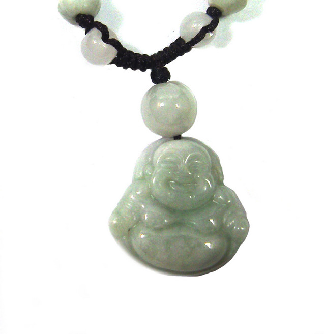 블랙제이드 달마목걸이매듭