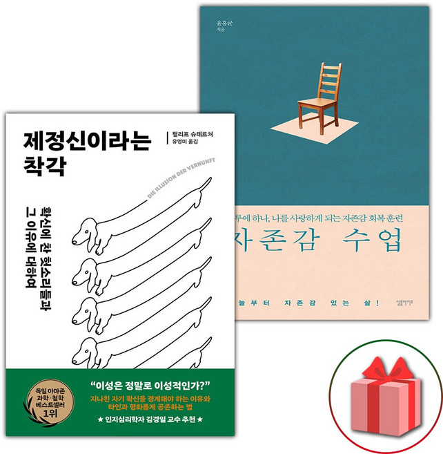 제정신이라는 착각+자존감 수업 세트