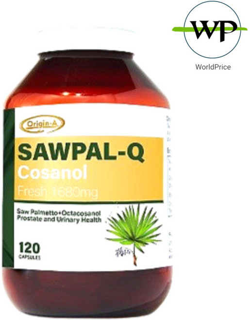 호주직구 면세점 오리진에이 쏘팔 Q 코사놀 120정 쏘팔메토 폴리코사놀, 1개