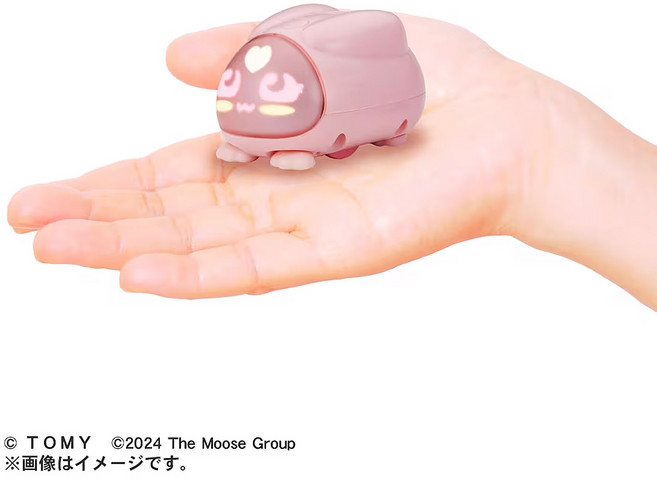 TAKARA TOMY Micropets 迷你電子寵物, 1個, 粉色兔子