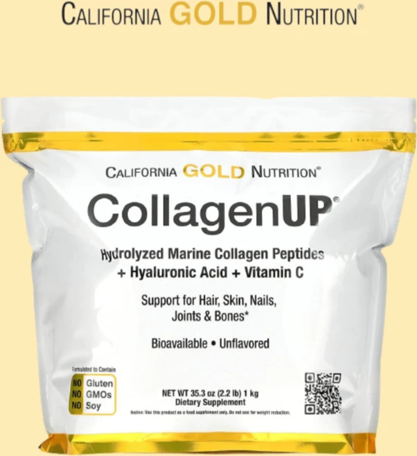 1+1 캘리포니아골드뉴트리션 CGN 가수분해 콜라겐 펩타이드 CollagenUp 무맛 1kg 히알루론산 히알론산나트륨 아스코르브산칼슘 칼슘아스코베이트, 2개 - 쿠팡