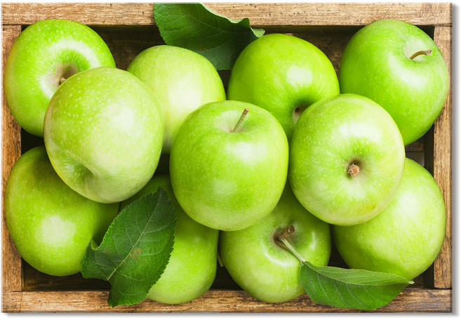 돈들어오는 금전운 재물운 풍성한 사과그림 12종 캔버스액자 회장님되는 그림 캔버스액자 주방 거실 풍수인테리어, 1. 재물초록사과상자