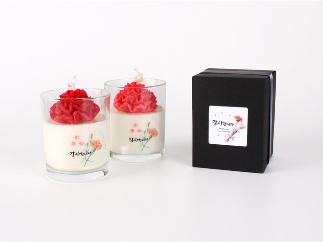 캔들e 5+1행사 카네이션캔들 어버이날 스승의날 선물 방향제 향초, 7oz-레몬라임, 1개, 160ml