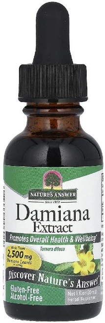 네이처스앤서 다미아나 추출물 Damiana Extract 2500mg 30ml, 1개 - 쿠팡