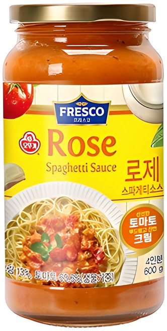 오뚜기프레스코 로제 스파게티 소스, 600g, 1개