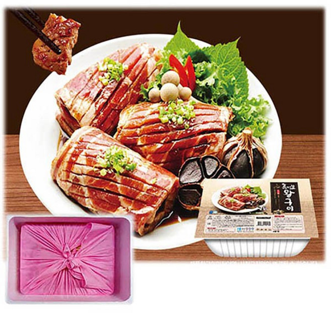 돼지왕구이-1.4kgx1팩4대무뼈갈비구정선물 추석선불 선물세트 흑마늘, 1개, 단품, 1.4kg