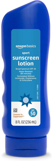 아마존 베이직 선크림 SPF30, SPF 50, 8 Fl Oz (1개)