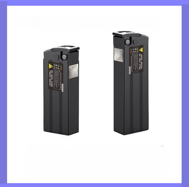 접이식 전기 자전거 리튬 배터리 대용량 분리형 자전거 배터리, 1개