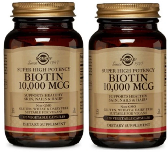 솔가 비오틴 10 000mcg 베지터블 캡슐, 120정, 2개 - 쿠팡