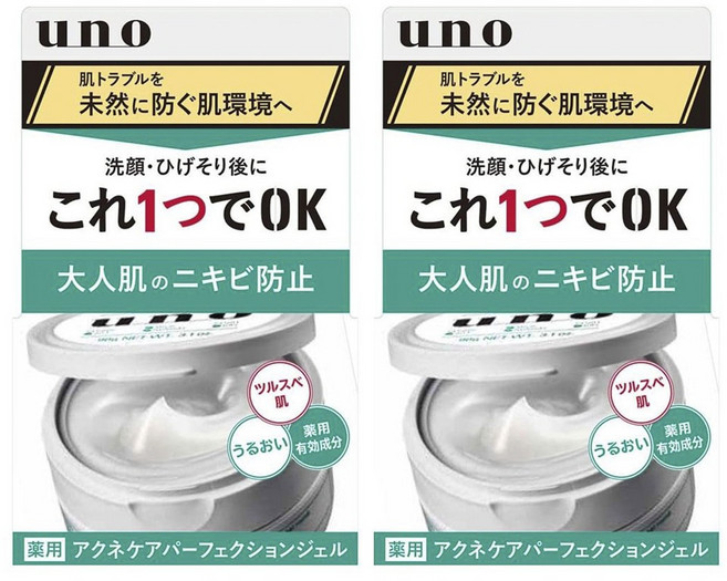 우노 아크네 케어 퍼펙션 젤, 2개