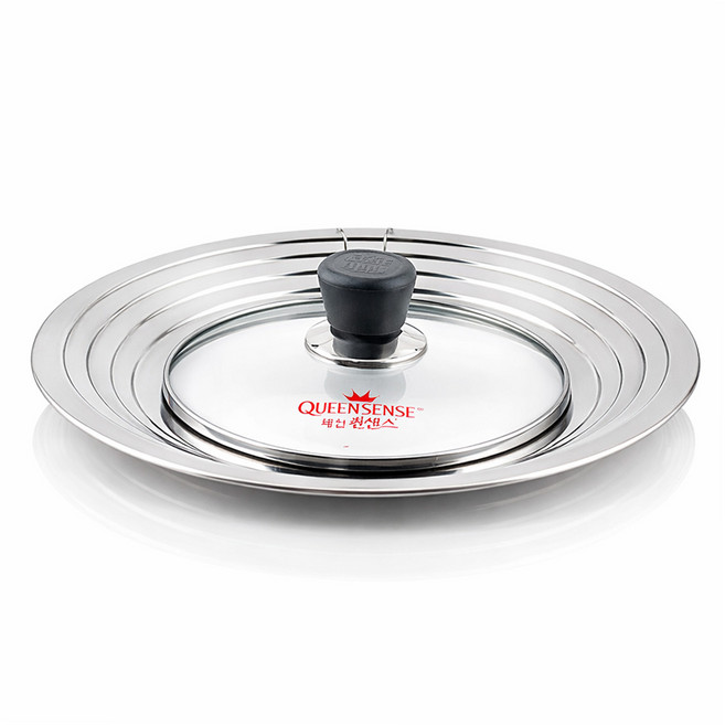 퀸센스 BOO 스텐 멀티커버 프라이팬 궁중팬 뚜껑, 단일