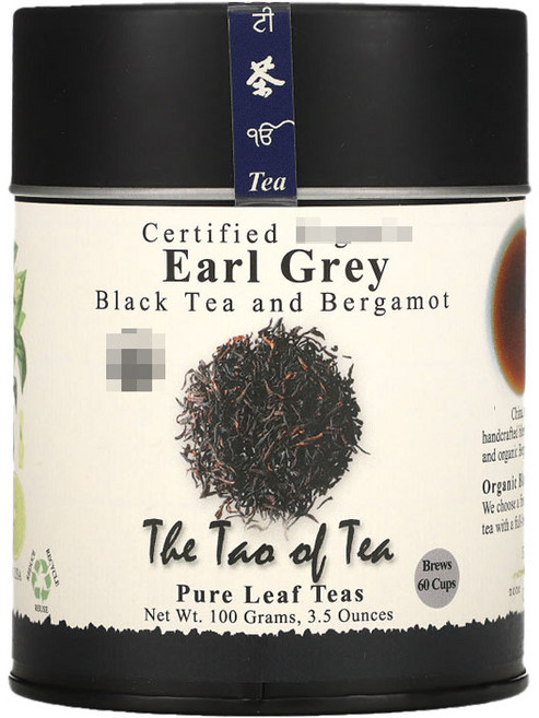 더 타오오브티 얼그레이 홍차 블랙티 베르가못, 100g, 1개
