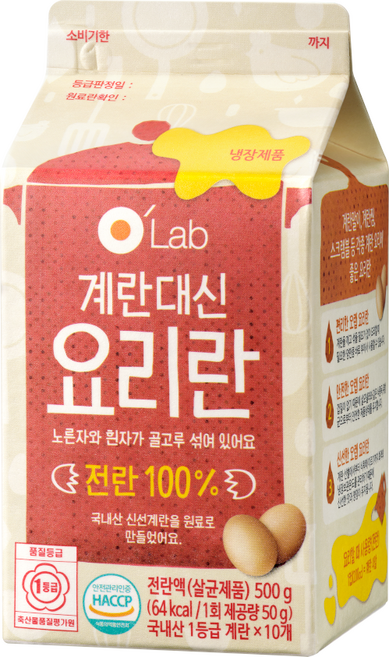 오랩 요리란 전란 500g, 1개