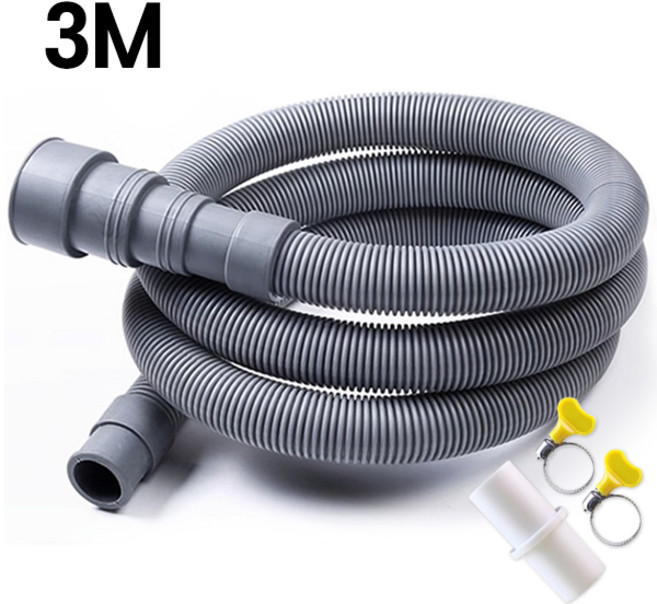 드럼세탁기용 배수호스 삼성/LG/대우, 1세트, 넓이조절형 3M+커넥터